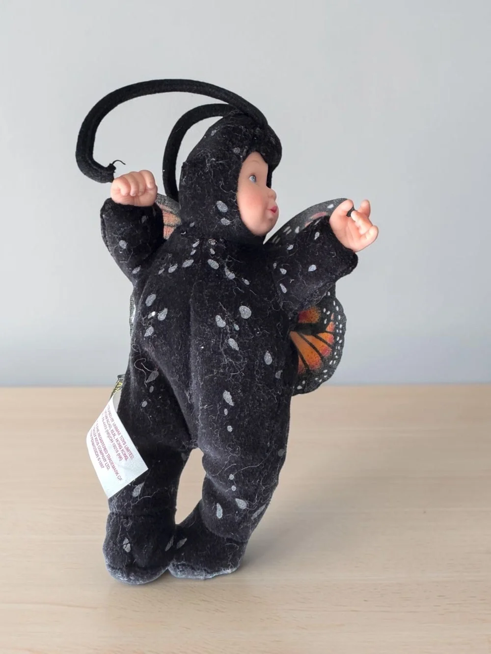 Anne Geddes Baby Doll Monarch Butterfly Costume Unimax Plush 10 Inch Collectible